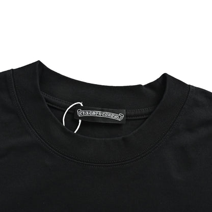 Chrome Hearts/Chrome Heart Red Label Cross Patch Embroidered Short Sleeves on Chest