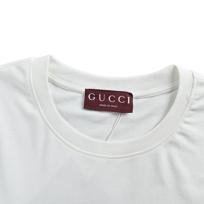 Gucci Double G interlocking embroidered short sleeves