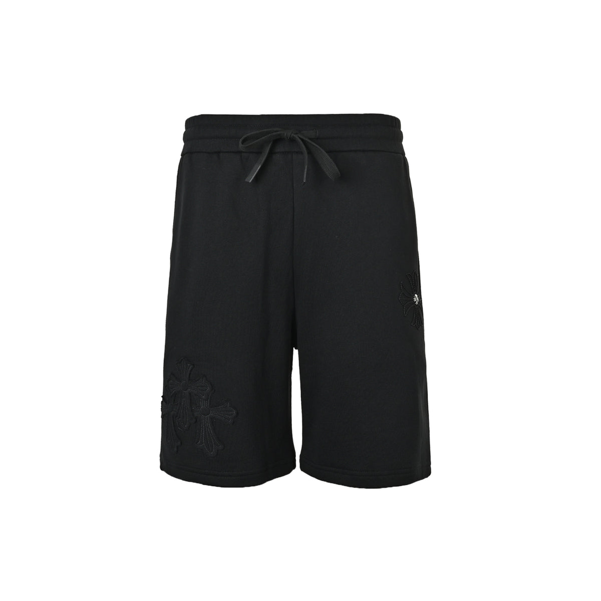 Chrome Hearts/Chrome Heart Dark Pattern Embroidered Hardware Shorts