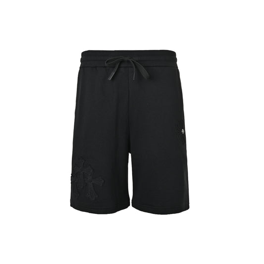 Chrome Hearts/Chrome Heart Dark Pattern Embroidered Hardware Shorts