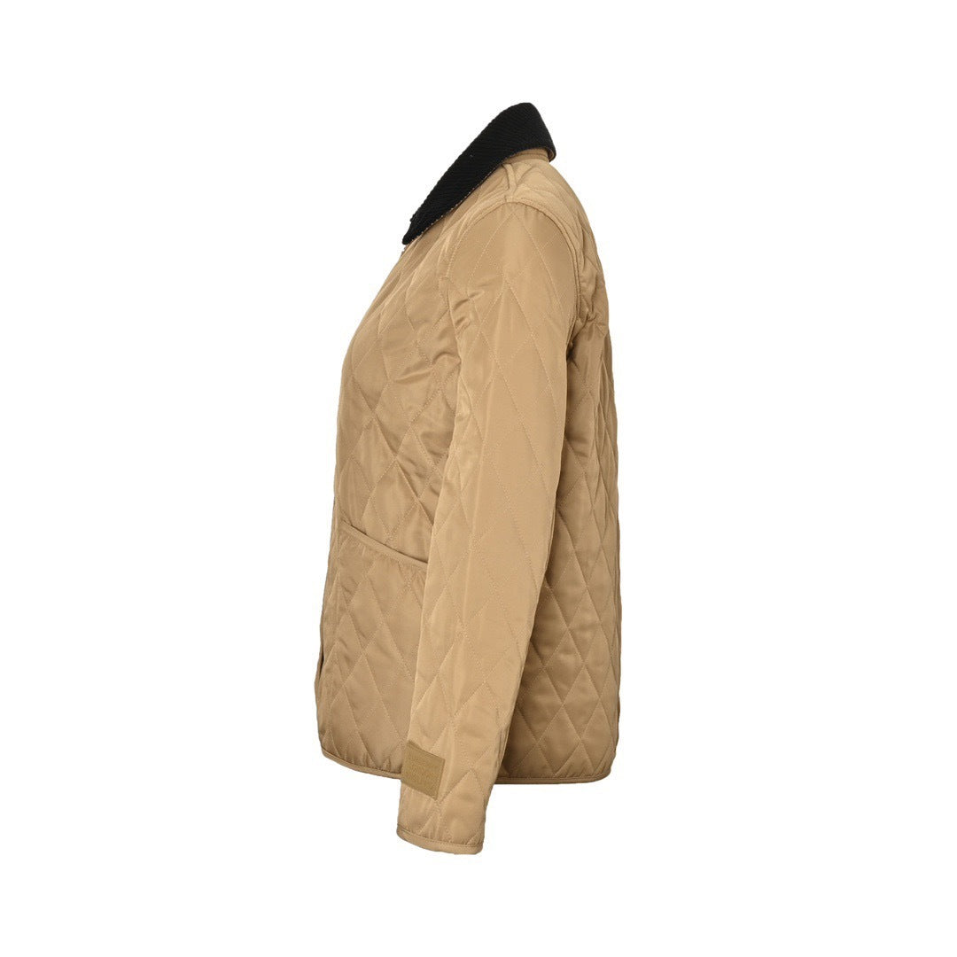 Burberry Silicone Armband Retro Diamond Quilted Padded Jacket