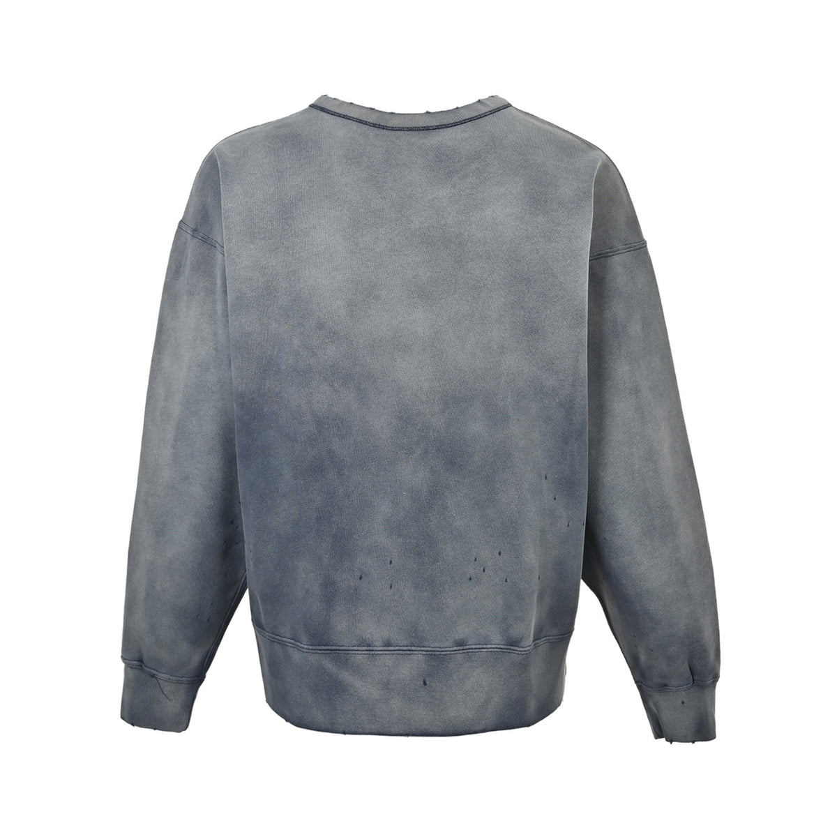 SAINT MICHAEL distressed love print crew neck sweatshirt