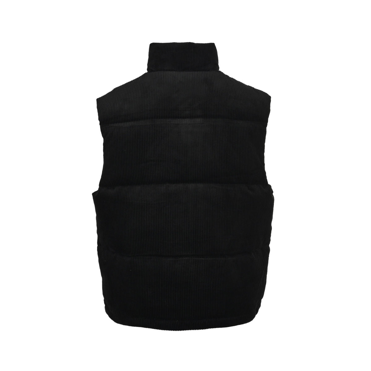 Prada triangle corduroy down vest (navy blue)