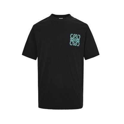 Loewe/Luo Yiwei 26ss thorns logo embroidered short sleeves
