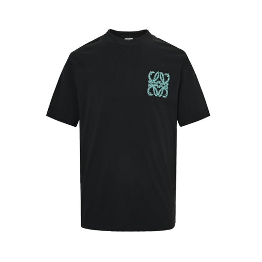 Loewe/Luo Yiwei 26ss thorns logo embroidered short sleeves