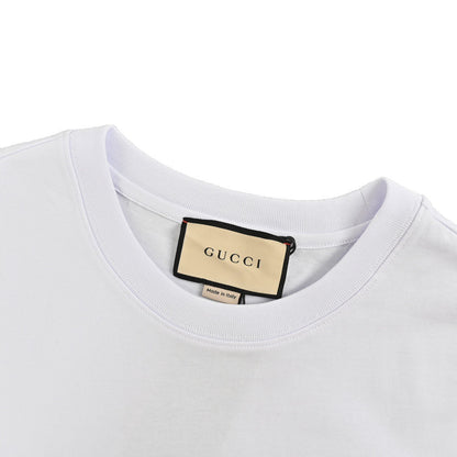 Gucci 24ss pocket double G embroidered short sleeves