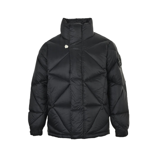 Moncler/Mongolian Fei Dong joint triangle cut stand collar down jacket