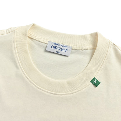 OFF WHITE C/O VIRGIL 19SS 99 pink arrow print short sleeves