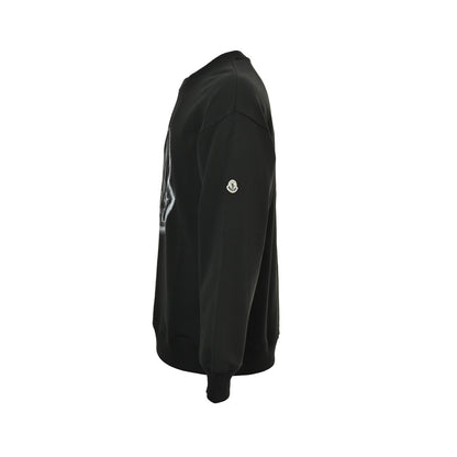 Moncler/Mask 25Fw ghost print crew neck sweatshirt
