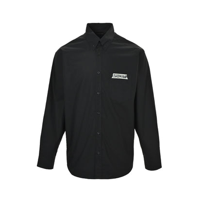 Balenciaga 25Fw tape letter print shirt
