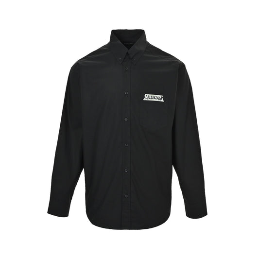 Balenciaga 25Fw tape letter print shirt