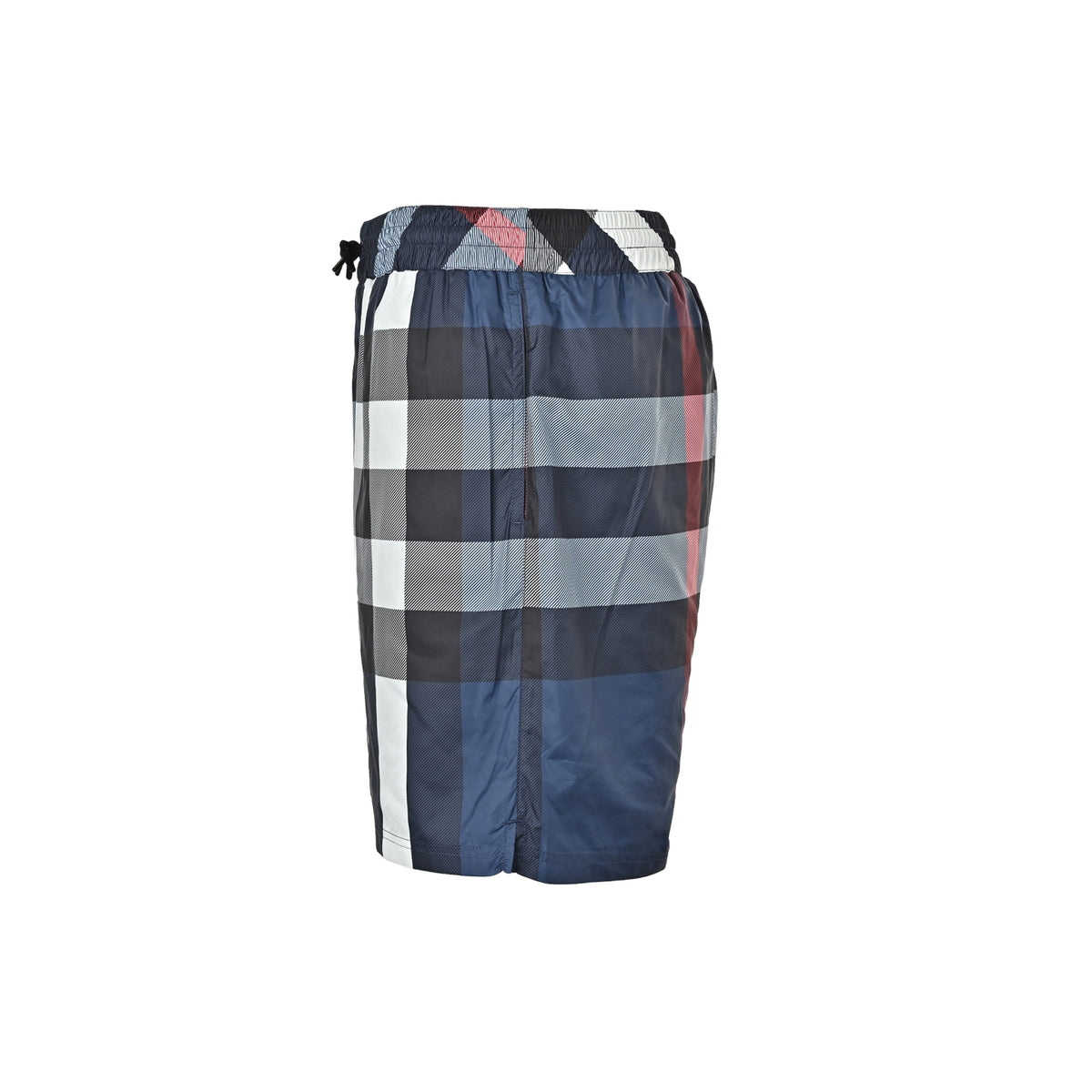 Burberry blue classic plaid drawstring beach shorts