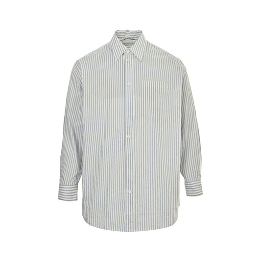 Acne Studios long-sleeved shirt with vertical stripes printed on the back