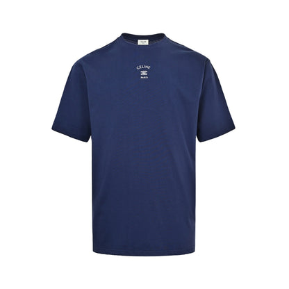 Celine Arc de Triomphe small logo embroidered short sleeves