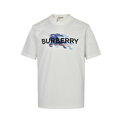 Burberry 25ss Phantom War Horse Letter Print Short Sleeve