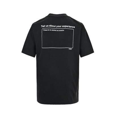 Balenciaga/Balanciaga 26ss five-pointed star printed washed short-sleeve