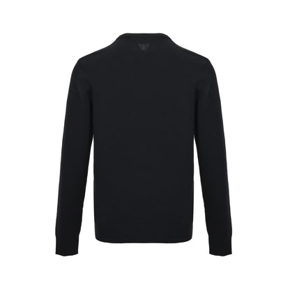 Gucci 25Fw hem intarsia knitted crew neck sweater