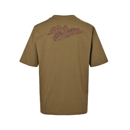 Louis Vuitton 24ss hemp rope knot embroidered short sleeves
