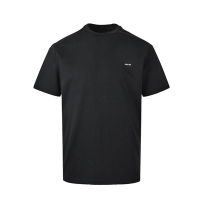 Prada 26ss short sleeves with small logo embroidery on the chest