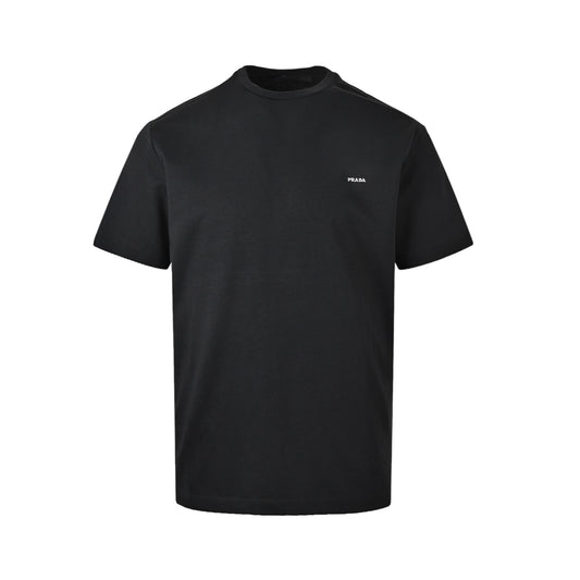 Prada 26ss short sleeves with small logo embroidery on the chest
