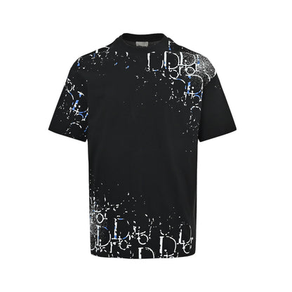 Dior inkjet gradient printed short sleeves