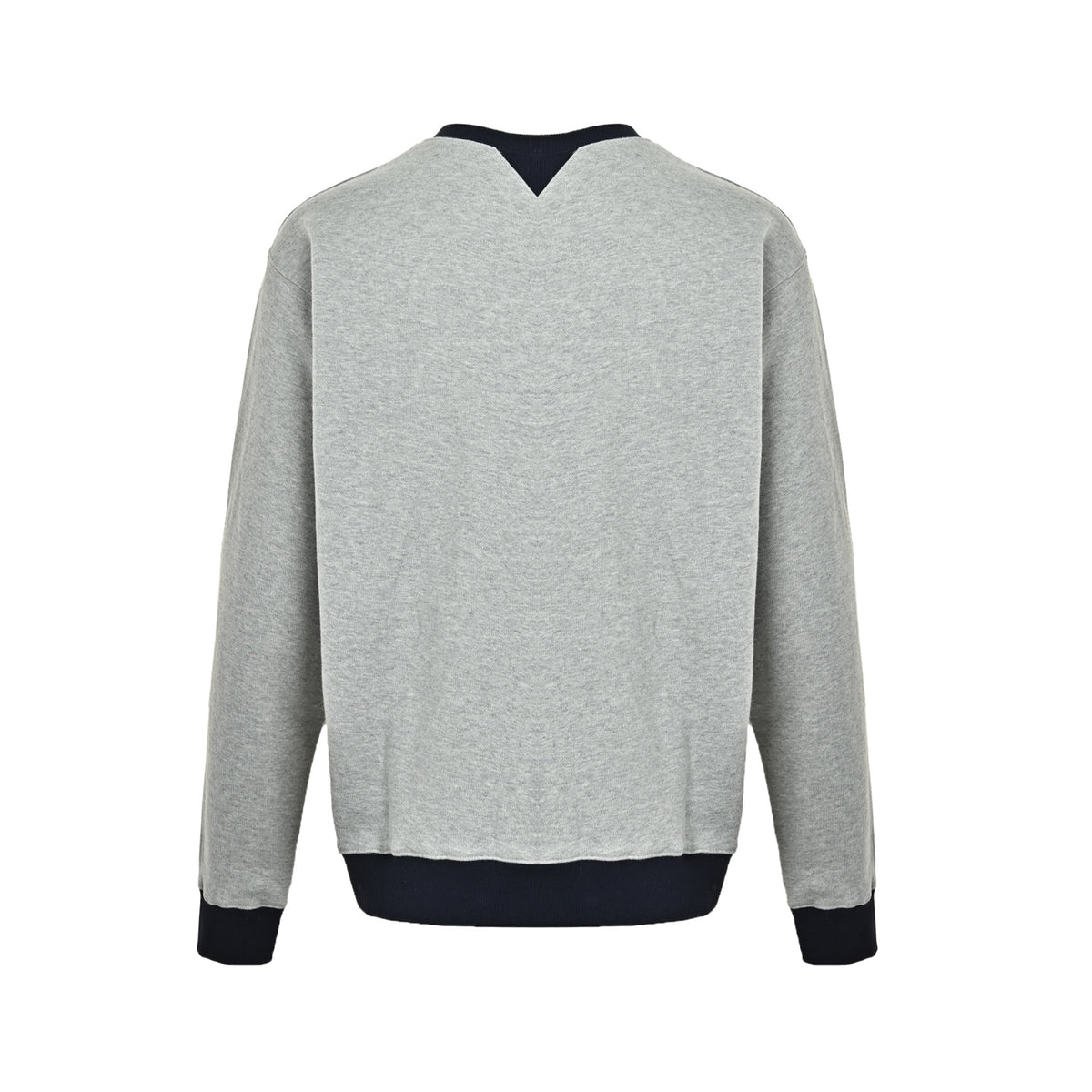 Dior contrast pocket mixed pattern embroidered crew neck sweatshirt