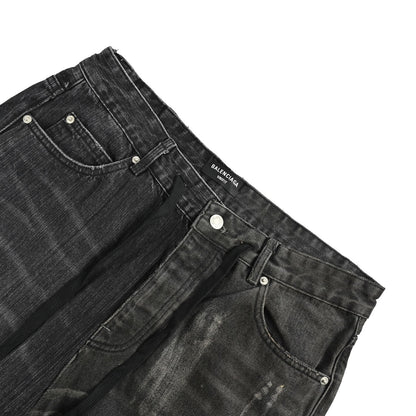 Balenciaga/Balanciaga 25ss patchwork jeans