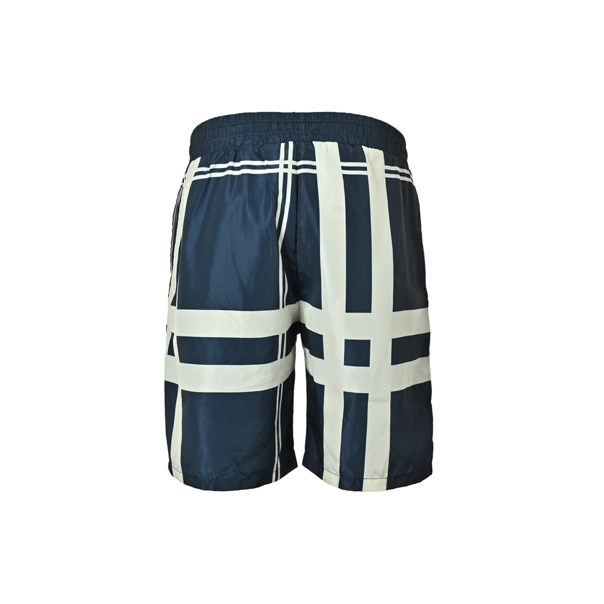 Burberry plaid war horse logo beach shorts