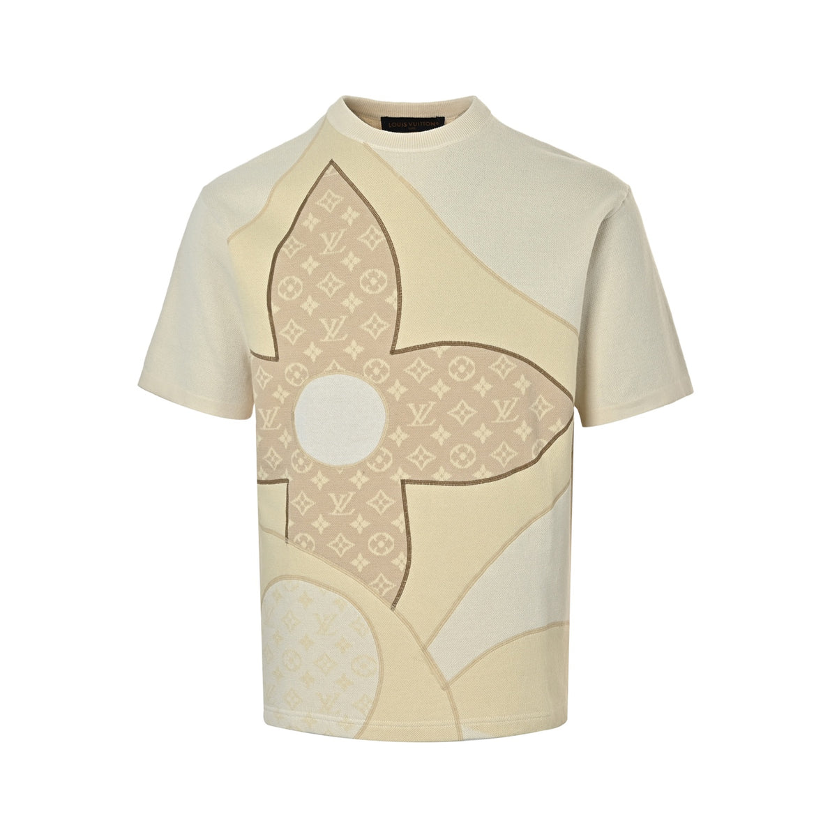 Louis Vuitton presbyopia four-leaf clover knitted short sleeves