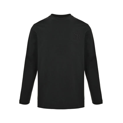 MLB 25Fw long-sleeved T-shirt with large logo embroidery on the back