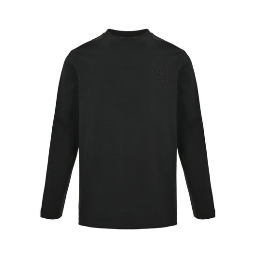 MLB 25Fw long-sleeved T-shirt with large logo embroidery on the back