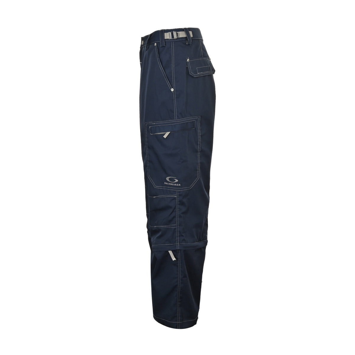 Balenciaga 25ss embroidered logo detachable multifunctional cargo pants