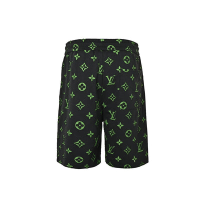 Louis Vuitton 26ss presbyopic logo burnt shorts