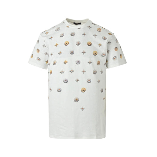 Louis Vuitton 26ss daisy print short sleeves