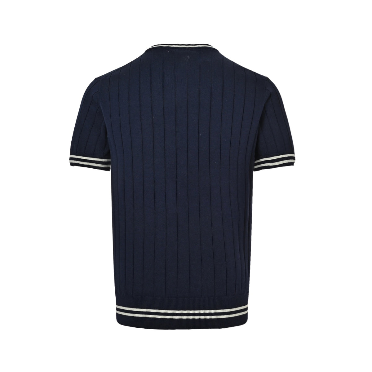Brunello Cucinelli BC striped patchwork knitted short sleeves