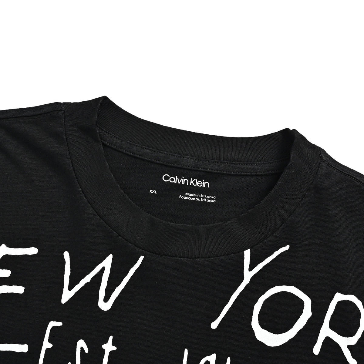 Calvin klein CK letter graffiti logo short sleeves