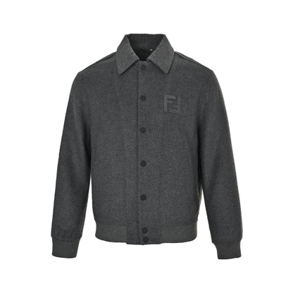 Fendi 25Fw lining FF jacquard wool jacket
