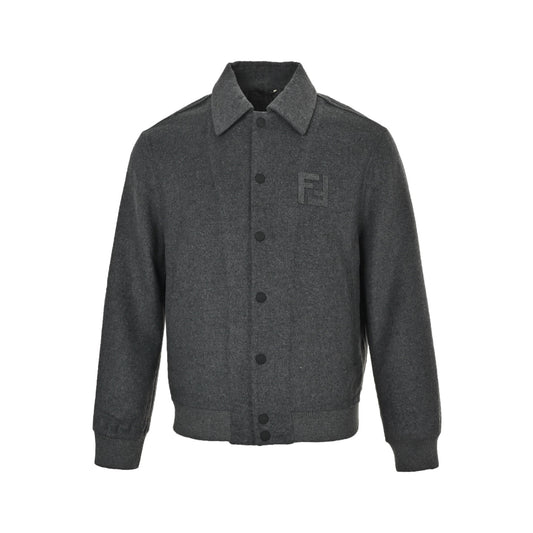 Fendi 25Fw lining FF jacquard wool jacket