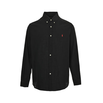 Ralph Lauren small label war horse embroidered linen shirt