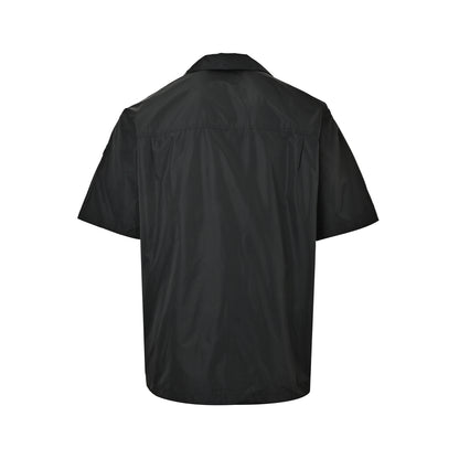 Moncler/Mask logo patch pocket short-sleeved shirt