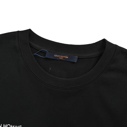 Louis Vuitton letter slogan printed short sleeves