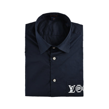 Louis Vuitton 25Fw Nigo printed shirt