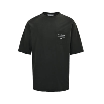Acne Studios 26ss Pocket Print Short Sleeve T-Shirt