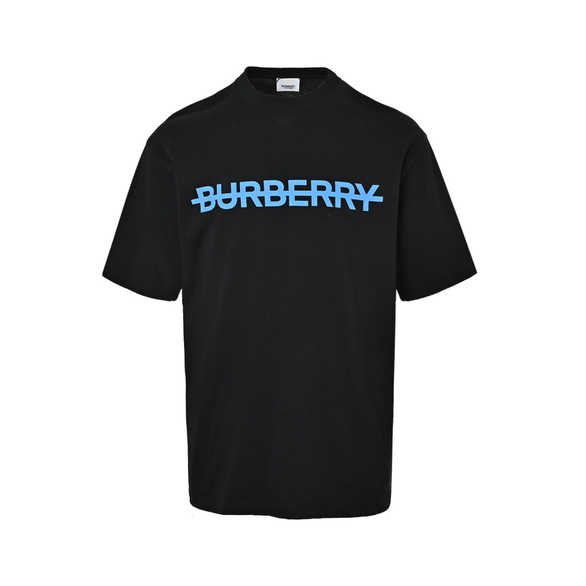 Burberry tape strips cover letter print short sleeves