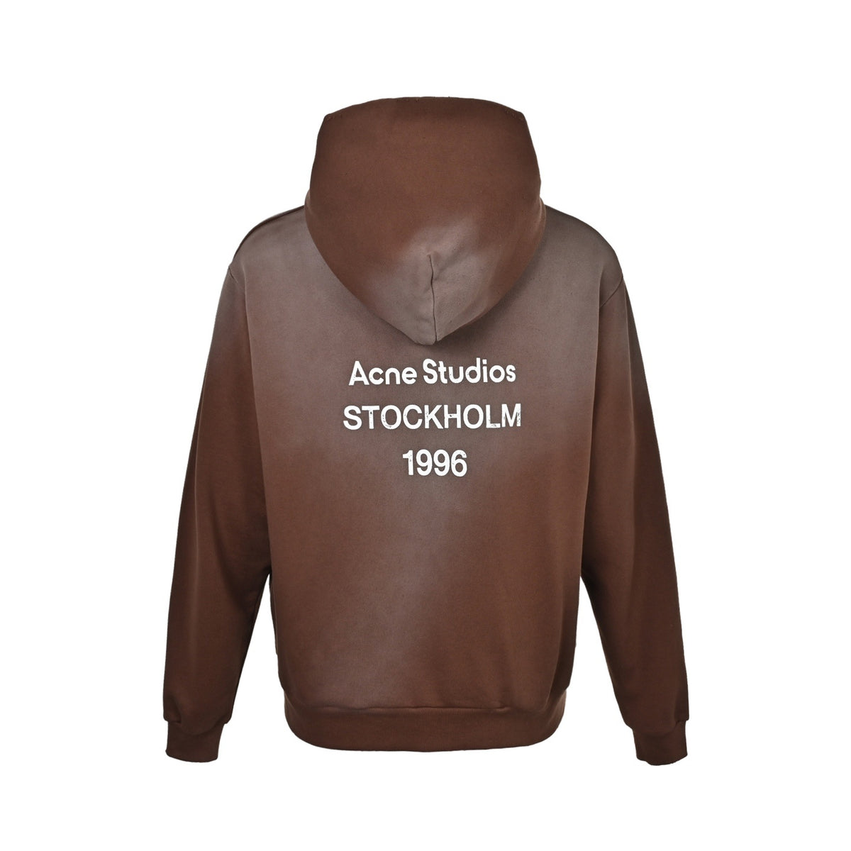Acne Studios 25Fw 1996 mottled letter hooded sweatshirt