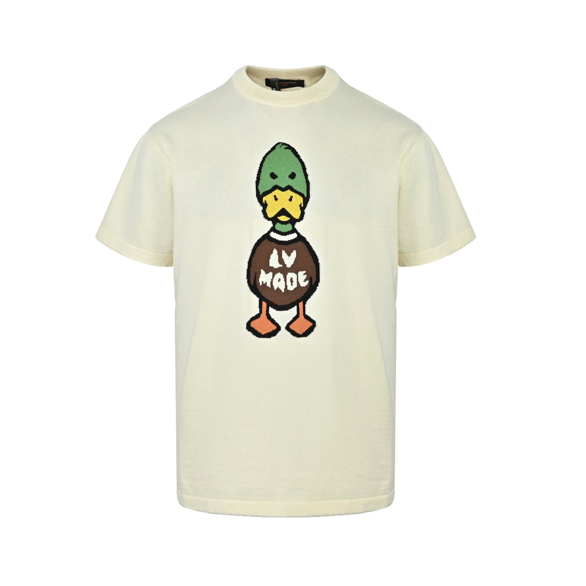 Louis Vuitton Nigo joint duck jacquard knitted short-sleeve