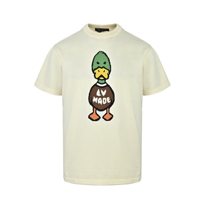 Louis Vuitton Nigo joint duck jacquard knitted short-sleeve