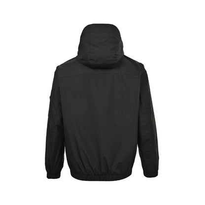 Prada chest arm zipper pocket hooded thin coat