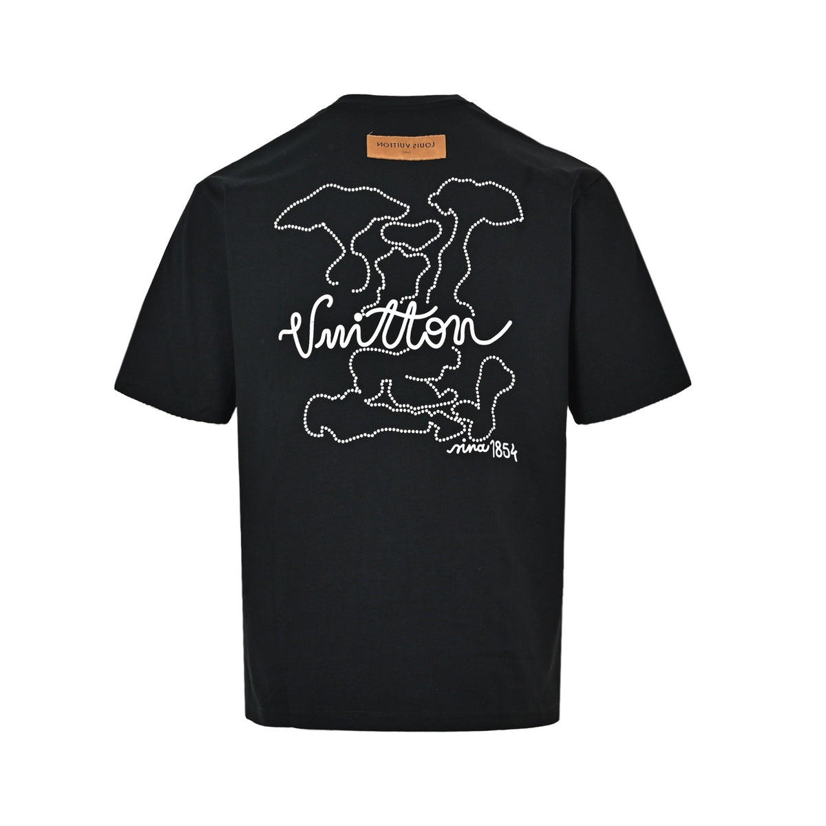 Louis Vuitton dotted cloud letter logo printed short sleeves