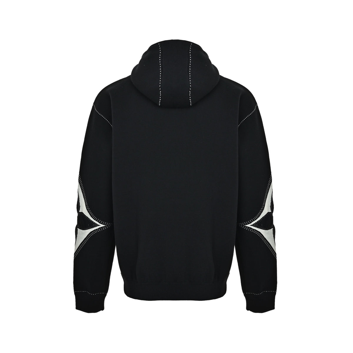 Louis Vuitton old flower intarsia zipper knitted hooded jacket